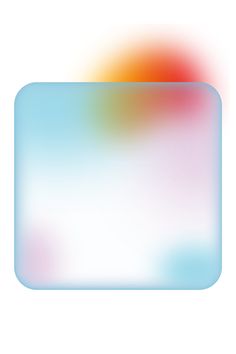 a blurry image of an orange, blue and white background with the colors of rainbow