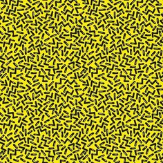 an abstract yellow and black pattern