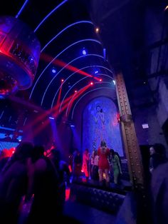 Flashing lights, blue and red LED, disco ball, crowd, dance floor Tao Chicago, City Rats, Chicago Nightlife, Stone Aesthetic, Tao Nightclub, Rockwell Group, Asian Bistro, Chicago Downtown