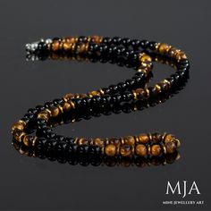 You can visit the site to see other designs www.etsy.com/shop/minejewelleryart The handmade necklace is made of 6 mm natural tigers eye beads, 6 mm natural Black onyx & Gold Hematite Stone, and a black nylon cord, at the ends I used lobster claw. The products are custom made and done of their kind. They can be differentiated at the minimum level from the photographs (in coloring, patterns, brightness, etc.) Tiger Eye Chakras - Sacral Chakra, Solar Plexus Chakra Zodiac - Capricorn Planet - Sun El Capricorn Planet, Chakras Sacral, Coloring Patterns, Choker Necklace Black, Planet Sun, Black Choker Necklace, Hematite Stone, Tiger Eye Beads, Zodiac Capricorn