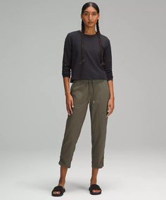 Dance Studio Mid-Rise Cropped Pant | Women's Capris | lululemon Casual Lululemon Bottoms For Fall, Versatile Lululemon Bottoms With Elastic Waistband, Lululemon Casual Activewear For Spring, Versatile Lululemon Tapered Leg Pants, Lululemon Relaxed Fit Versatile Pants, Versatile Relaxed Fit Lululemon Pants, Versatile Tapered Leg Lululemon Bottoms, Casual Stretch Lululemon Pants, Versatile Lululemon Tapered Leg Bottoms