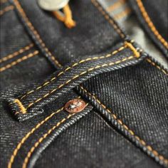 Discover our 2023 Autumn Collection of heavyweight men's selvedge jeans raw, tapered, and crafted with 14.5oz of high-quality denim. These jeans feature a high-waist, zip & button closure, and are patterned to make an impression with their timeless trend.Why You'll Fall In LoveThese heavyweight selvedge jeans are textured for the modern man, combining classic vibe with contemporary tailoring. Their tapered shape and raw finish offer a unique look, while their heavyweight construction and high-wa White Jeans Men, Yellow Denim, Classic Vibe, Weird Shirts, Autumn Collection, Dark Blue Jeans, Dark Blue Color, 2023 Autumn, 2023 Collection