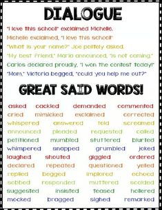 a poster with words that are in different colors and font on the bottom right hand corner