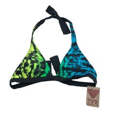 Tyr Womens Mojave Tie Dye Bikini Swim Top Halter Bra With Pads Green Blue L Style Thtd1a New With Tags! Comes From A Smoke Free Home. Feel Free To Ask Any Questions You May Have. Thanks For Looking! Size: Womens L Condition: New With Tags Blue Adjustable Tankini For Summer, Blue T-back Halter Top For Poolside, Adjustable Blue Tankini For Summer, Adjustable Blue Tankini For Vacation, Multicolor T-back Halter Top For Beach, Blue Summer Festival Tankini, Blue Halter Top With Adjustable Straps For Swimming, Adjustable Blue Halter Top For Beach Season, Blue Halter Top With Adjustable Straps And T-back