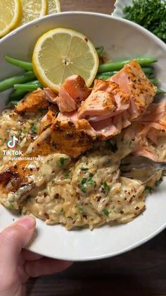 Orzo With Salmon, Lemon Garlic Orzo, Rice With Salmon, Garlic Orzo, Creamy Orzo, Body Care Recipes, Seasoned Rice Recipes, Garlic Rice, Creamy Rice