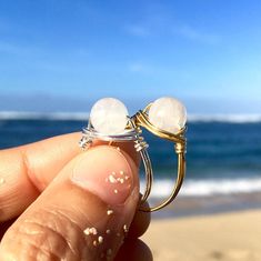 moonstone ring, sterling silver, 18k gold fill, natural moonstone, gift for her, gift for daughter, Adjustable Moonstone Promise Ring With Natural Stones, Adjustable Stackable Moonstone Ring Spiritual, Adjustable Stackable Moonstone Jewelry, Adjustable Stackable Spiritual Moonstone Ring, Handmade Adjustable Moonstone Ring In Fine Jewelry Style, Adjustable Moonstone Stackable Rings As Gift, Adjustable Rose Gold Moonstone Jewelry, Adjustable Handmade Fine Moonstone Ring, Adjustable Hand Wrapped Moonstone Ring