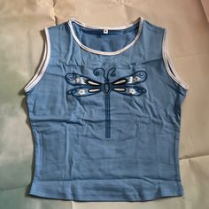 Brand New Size Small Dragonfly Shirt, Dream Closet, Cross Stitch, Beaded Necklace, Tank Top, Womens Tops, Tank Tops, Brand New, Wardrobe