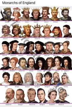 an image of many different people with crowns on their heads and names in the middle