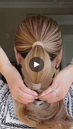 13M views · 61K reactions | Tips mengikat rambut  menjadi lebih menarik cantik dan elegan #modelrambut #cantik #elegan #menarik #simple #mewah #stileartis #sederhana #kekinian #fyp #viral #tranding #artis #sanggulrambut #hairdo #foryou #fyp #viral #kreatif #hairstile #tutor | Lestina Nababan