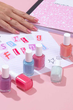 crush on these six flirty limited-edition essie nail polishes, and say hello to your rom-com era. the blushin' & crushin' spring 2024 collection is a mix of bright cream shades and soft, glowy effects bound to give you butterflies. Essie Nail, Nail Polishes