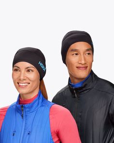 Get excited. Your head is about to get a whole lot warmer. A winter win for road runners and trail runners alike, the new Coldsnap Fleece Beanie features a ponytail-friendly design and ample ear coverage for optimal warmth. | Features. 85% recycled brushed fleece fabric. Ponytail slot. Ear coverage and protection. Reflective logos for enhanced visibility. Windproof Winter Activewear For Running, Winter Windproof Activewear For Running, Black Sports Beanie For Winter, Black Windproof Activewear For Sports, Winter Windproof Sporty Activewear, Sporty Windproof Winter Activewear, Winter Sporty Windproof Activewear, Sporty Windproof Activewear For Winter, Black Windproof Winter Activewear