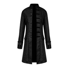 Slim Steampunk Jacket Mens - https://lordsteampunk.com  Price: 48.00 & FREE Shipping  #steampunk #steampunklove #cyberpunkmasks #steampunkrings #steampunkcorsets #steampunkwatches #steampunkfashion #steampunkaccessories Moda Steampunk, Steampunk Coat, Gothic Jackets, Stand Collar Coat, Men's Trench Coat, Frock Coat, Fashion Night, Moda Vintage