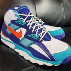 Nike Sc Trainer Bo Jackson "Dolphins" Sneakers Sz 8.5(M) Og Box Mint Condition!! See Pics. Love These, Just Bought Too Small. Free Socks With Purchase Bo Jackson Sneakers, Bo Jackson Shoes, Bo Jackson, Free Socks, Mint Color, Shoes Nike, Dolphins, Mint Condition, Nike Men