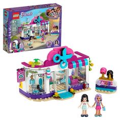 the lego friends store is set up to look like it's been opened for sale