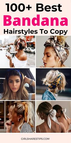 Cute Bandana Hairstyles, Bandana Hairstyles For Long Hair, Hair Scarf Tutorial, Bandana Hairstyles Short, Cute Bandana, Pool Hairstyle Ideas, Vacation Hairstyles, Hair Scarf Styles, Beach Hairstyles Medium