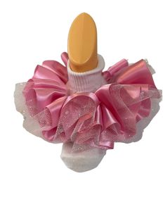 "Detachable ribbon Tutu sock ruffle These are detachable sock ruffles Sock ruffles are made with tulle,and high quality grosgrain or satin ribbon.  Sizes from 7/8'' or 1 1/2\" depending on the size of the ruffle and the size of the child. This item also comes complete with one pair of cotton socks. These ruffles are great to wear with any Birthday, Dance, Easter or Dress Outfit  Socks are handmade and made to order.  Please allow time for processing and shipping.   This item is shipped USPS Mail Pink Party Socks, Cute Pink Ruffled Socks, Birthday Dance, Ribbon Tutu, Ruffle Socks, Baby Hat Knitting Pattern, Ruffled Socks, Hat Knitting, Daycare Crafts