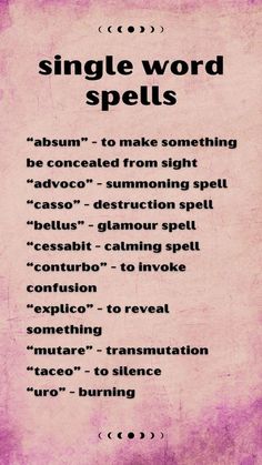 Unlock the secrets of single-word spells and amplify your magical practice! Learn how to master the power of concise incantations for quick and effective results. Perfect for beginners and seasoned witches alike, these spells harness focused energy to manifest your desires. Start simplifying your magic today! #SingleWordSpells #Magic #Witchcraft #SpellCasting #Manifestation #MagicalTips Most Powerful Magic Powers, Witchcraft Attraction Spells, Spells And Incantations, Light Magic Spells, Verbal Spells Witchcraft, Spell To Calm Someone Down, Spell To Forget Something, Witchcraft Banishing Spells, Single Word Spells Magic