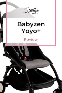 the babyzen yoyot stroller is shown in front of a white background