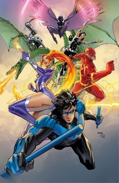 the new 52 cover art for dc comics