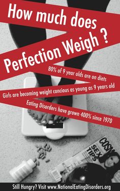 a poster that says how much does perfection weigh?