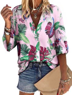 PRICES MAY VARY. Style: casual shirt/cute tops for women in spring/fall. Perfect button down shirt is greats for work, beach, office, travel, holiday, vacation, party, club and dating. Pineapple shirts for women/graphic tshirts/pineapple t-shirt/pineapples printed blouses/beach tops. Features: Pineapple Graphic Tops, Lapel Collar Shirts, Long Sleeves Blouse, Buttons Tunics, Loose Fit Tops Shirt; Lantern Sleeve, Oversized Tees T Shirt, Elastic Cuff, Beach Tshirt, Office Ladies; Color: White, Marb Hawaii Shirt Style Women, Shirt Style Women, Hawaii Shirt Style, Lantern Sleeve Shirt, Lantern Sleeve Top, Chic Shirts, Half Sleeve Blouse, Mode Casual, Pineapple Print