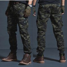 Men’s Tactical Cargo Joggers - Helsey Quintoe Khaki Military Cargo Pants For Outdoor, Urban Camouflage Cargo Pants With Side Pockets, Urban Camouflage Cargo Jeans, Military Cargo Jeans With Multiple Pockets For Outdoor, Techwear Cotton Cargo Pants For Outdoor Work, Tactical Cargo Jeans For Outdoor Activities, Combat Style Khaki Cargo Jeans, Camouflage Techwear Cargo Pants With Side Pockets, Combat Style Cargo Jeans With Multiple Pockets For Outdoor