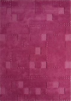 Hand-Tufted Geometric Vinson Miami Fuchsia Area Rug Carpet Fuschia Rug, Modern Lights, Sunny Vacation, Rugs Modern, Pink Carpet, Rugs Usa, Floor Decor, Contemporary Rugs, Contemporary Area Rugs