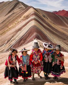 Peru Hop on Instagram: “Discovered only 3 years ago and now listed in the National Geographic's "Top 100 Places To Visit Before You Die", the remarkable Rainbow…” Rainbow Mountains Peru, Hiking Peru, Peruvian Art, Best Flight Deals, Rainbow Mountain, Mexico Culture