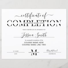 the certificate is printed on white paper with black ink, and has an elegant calligraphy style