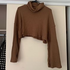 Crop Camel Sweater Nwot Camel Sweater, Camel Sweaters, Camel, Sweaters For Women, Turtle Neck, Women Shopping, Color