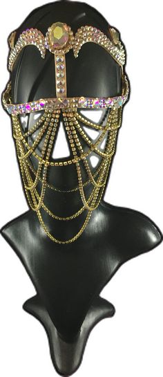 Gold Metal Jewelry For Costume Party, Gold Jewelry For Costume Party, Gold Bohemian Headpiece For Costume Party, Gold Chain Body Jewelry For Festival, Gold Festival Body Jewelry With Chain, Gold Body Jewelry With Chain For Festival, Gold Metal Waist Chain For Festival, Gold Body Chain With Adjustable Chain For Festivals, Gold Adjustable Body Chain For Festivals