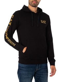 ad eBay - Find many great new & used options and get the best deals for EA7 Men's Logo Pullover Hoodie, Black at the best online prices at eBay! Free shipping for many products! Casual Black Logo Hoodie, Black Casual Hoodie With Logo, Casual Black Hoodie With Logo, Winter Hoodie With Logo Print For Loungewear, Winter Loungewear Hoodie With Logo Print, Crew Neck Hoodie With Logo For Winter, Winter Athleisure Sweats With Logo Print, Winter Loungewear Sweatshirt With Logo, Casual Winter Sweatshirt With Logo Detail