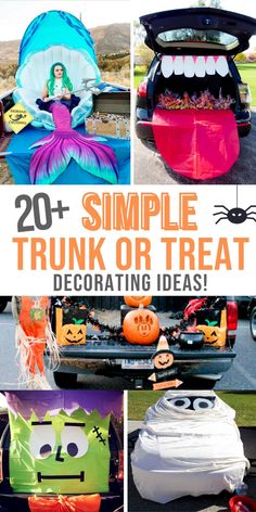 the trunk or treat decorating ideas for halloween