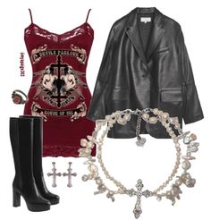 90s Outfit Board, Y2k Pop Punk Outfits, 90s Fashion Rock, Nostalgia Outfits, Red Grunge Outfit, 90s Rock Fashion, Grunge 90s Outfits, 90s Punk Fashion, 1990s Fashion Grunge