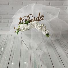 "More unique Bride to be headbands in my store: https://www.etsy.com/shop/CozyStoreUa?ref=search_shop_redirect§ion_id=28215740 Bachelorette crown with veil is just cute and unique addition to any Bachelorette party! The bride will love wearing her unique Bride to be headband with veil at her Bridal shower or Getaway weekend. And her hens will have a great memory gifts with bridal shower tiara without veils and inscriptions (just headbands with flowers. Chose NO veil and NO inscription in options White Crown Headpieces As Gift, Whimsical Wedding Crown Headband, White Headband Fascinator As Gift, Whimsical Wedding Headpieces With Matching Headband, Whimsical White Wedding Headband, Whimsical White Wedding Hair Accessories, Whimsical White Hair Accessories For Wedding, Wedding Graffiti, Bridal Shower Headband