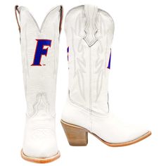 Leighton Mustang Logo, University Of Florida, Florida Gators, Cowgirl Boots, Team Spirit, Western Fashion, Game Day, Fashion Forward, In Style