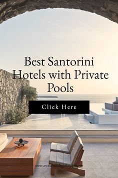 santorini hotel room with private pool and sunset view Hotel Pool