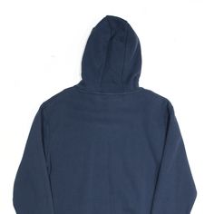 Item is in good used condition. Size UK 10. >Size: S >Armpit To Armpit: 19" >Armpit To Cuff: 21" >Collar To Hem: 28" Blue Fleece Tops With Double-lined Hood, Blue Cotton Hooded Jacket With Adjustable Hood, Blue Crew Neck Top With Double-lined Hood, Blue Hooded Top With Double-lined Hood, Blue Cotton Hooded Jacket With Ribbed Cuffs, Blue Hooded Sweatshirt With Double-lined Hood, Navy Hoodie With Adjustable Hood, Navy Cotton Hoodie For Fall, Navy Hooded Hoodie With Kangaroo Pocket