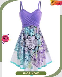 Plus Size Bohemian Dress Women Casual Flower Crossover Sleeveless Dress Spaghetti Strap Holiday Beach Dress Vestidos Spring Sleeveless Spaghetti Strap Printed Dress, Summer Sleeveless Purple Sundress, Summer Sleeveless Dress With Spaghetti Straps And Print, Purple Floral Print Sleeveless Beach Dress, Purple Floral Print Sleeveless Dress For Beach, Purple Floral Sleeveless Beach Dress, Purple Floral Sleeveless Dress For The Beach, Purple Floral Sleeveless Dress For Beach, Multicolor Sleeveless Dress With Adjustable Straps