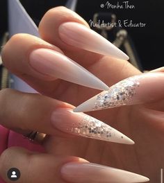 Signature Nails, Stilettos Nails, White Stiletto Nails, Bandana Nails, Red Chrome Nails, August Nails, Acrylic Toe Nails, Ombre Nails Glitter