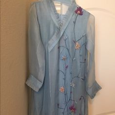 Beautiful Outfit Awesome Color. Size Small To Medium Questions? Leave A Comment Below! Kurta Shirt, Pakistani Kurta, Leave A Comment, Beautiful Outfits, Color Blue, Dresses, Women Shopping, Blue, Color