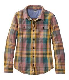 #LLBean: Women's 1912 Overshirt Overshirt Women, Flattering Jeans, Flannel Women, Woven Top, Women's Shirts, Twill Fabric, Leather Patches, Ll Bean, L L Bean