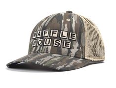 PRICES MAY VARY. 80% Cotton, 20% Polyester Imported Snap closure Hand Wash Only ✅ Realtree Most Popular Camo Patterns ✅ Waffle House Logo Embroidered on front ✅ Ladies Fit | Unstructured ✅ Light Weight and Comfortable Material ✅ Cotton Twill Fabric ✅ Adjustable Velcro Back ✅ One Size Fits Most Buy unique Waffle House T-shirts and Waffle House Caps with the most popular Realtree camo pattern only here. Waffle House Logo Embroidered on the front, perfect for wearing your favorite camo pattern and House Embroidery, Waffle House, Camo Patterns, House Logo, Logo Hat, Camo Hats, Rugged Style, Outdoor Setting, Realtree Camo