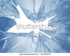 an abstract blue and white background with lots of ice crystals