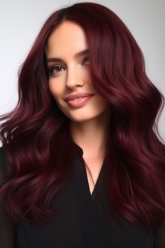 Dive into the depth of fall colors with a mystic mahogany merge. The deep, rich tones of mahogany merge beautifully with a brunette base, providing a warm, earthy feel. Click here to check out more balayage hair colors for fall to upgrade your look. Balayage Ombre, Ombre Balayage