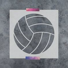 an image of a volleyball ball on the ground