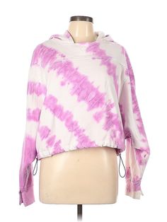 DSG Poncho Size: Large Sweaters & Sweatshirts - used. 62% COTTON, 38% POLYESTER, Tie-dye | DSG Poncho: Pink Tie-dye Sweaters & Sweatshirts - Size Large Sporty Relaxed Fit Tie Dye Tops, Spring Sweatshirt With Bleached Design And Relaxed Fit, Spring Bleached Sweatshirt In Relaxed Fit, Relaxed Fit Bleached Sweatshirt For Spring, Pink Poncho, Tie Dye Sweater, Large Sweaters, Pink Tie, Pink Tie Dye