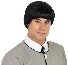 PRICES MAY VARY. Our 60's Band Wig includes short length black wig. Our wigs come in one size which fit most men Our high quality mushroom hair features silky short black wig perfect for a band rocker look and any costume parties. Made with lightest material for a comfortable wear. Founded in 2009 by 3 friends with a passion for costumes, we now have 100s of designs all manufactured to the high standards of quality, fit and design. We have offices in the US, UK and Europe. Perfect for Halloween Mens Wig, Short Black Wigs, Bowl Haircuts, Mushroom Hair, Rocker Look, Men's Wigs, Cheap Kids Clothes, Mens Wigs, Halloween Wigs