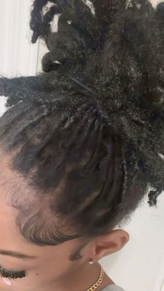 Jet Black Locs, 4c Locs, Black Locs, Locs Inspiration, Locs Styles, Protective Hairstyles Braids, Hair Laid