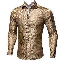 Silk Shirt Men, Shirts For Men Designer, Formal Tops, Wedding Apparel, Casual Long Sleeve Shirts, Dress Silk, Fitted Dress Shirts, Mens Dress, Flower Shirt